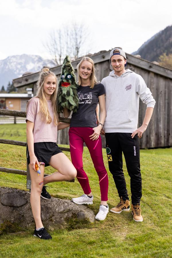 Alina, Julia und Sebastian